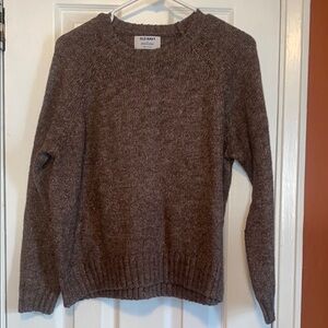Old Navy Women's Heathered Brown Sweater